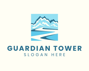 Blue Mountain River logo design