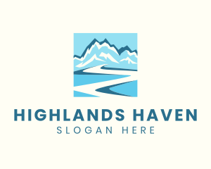 Blue Mountain River logo design