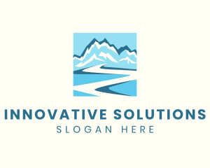 Blue Mountain River logo design