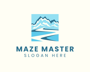 Blue Mountain River logo design