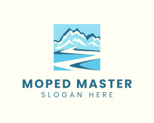 Blue Mountain River logo design