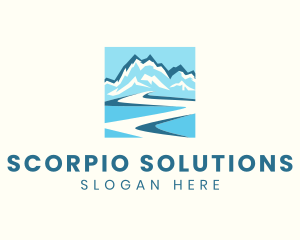 Blue Mountain River logo design