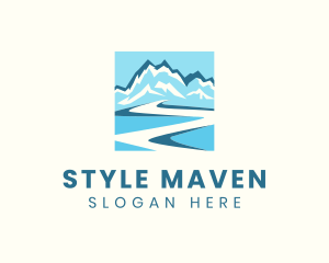 Blue Mountain River logo design