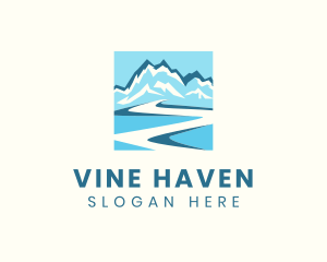 Blue Mountain River logo design