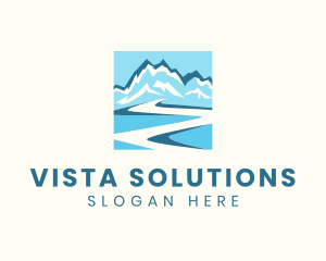 Blue Mountain River logo design