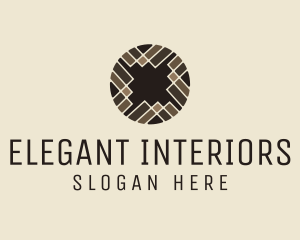 Interior Geometric Furniture logo design