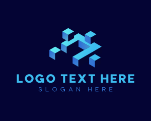 Shipping - Technology Cube Digital logo design