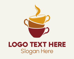 Oolong - Cup Stack Cafe logo design