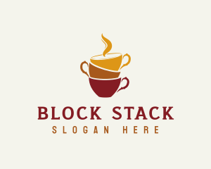 Cup Stack Cafe logo design