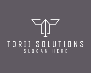 Professional Firm Letter T logo design