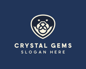 Diamond Ring Dog logo design