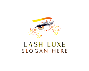 Makeup Artist Eyelash logo design