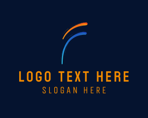 Enterprise - Paint Letter F logo design
