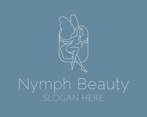 Nymph - Sexy Fairy Salon logo design