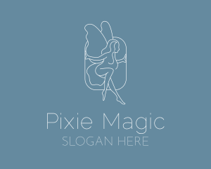 Pixie - Sexy Fairy Salon logo design