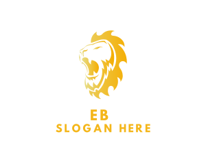 Production - Gold Lion Roar logo design