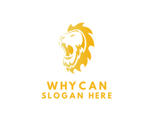 Jungle - Gold Lion Roar logo design