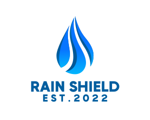 Rain Water Drop  logo design