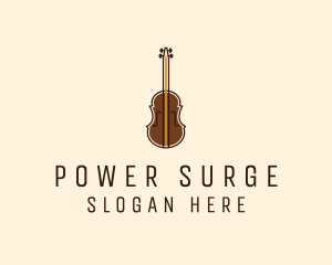 Performance - Violin Music Instrument logo design