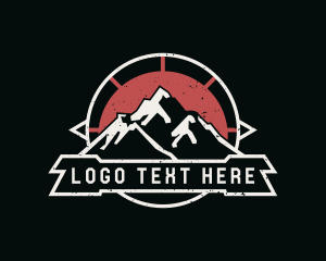 Vintage - Mountain Outdoor Peak logo design