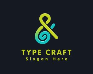 Type - Modern Creative Ampersand Firm logo design