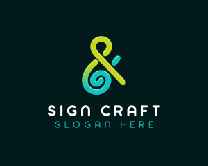 Modern Creative Ampersand Firm logo design