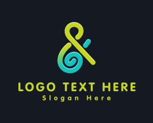 Font - Green Ampersand Firm logo design
