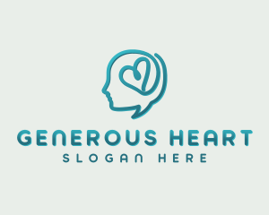 Heart Mental Health logo design