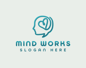 Heart Mental Health logo design