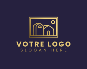Image - Residential Frame House logo design