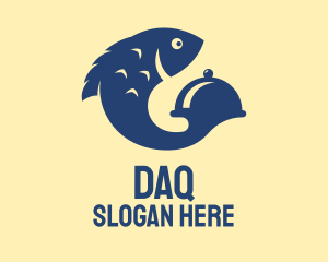 Blue - Fish Seafood Restaurant logo design