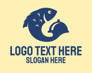 Food Blog - Fish Seafood Restaurant logo design