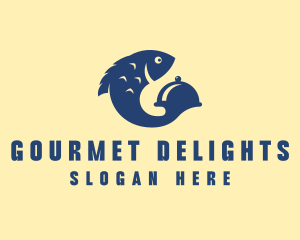 Fish Seafood Restaurant logo design