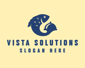 Fish Seafood Restaurant logo design