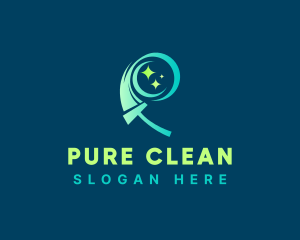 Wiper Sparkle Cleaning logo design