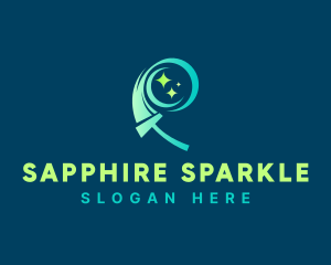 Wiper Sparkle Cleaning logo design