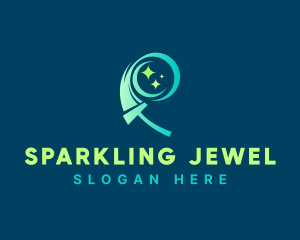 Wiper Sparkle Cleaning logo design