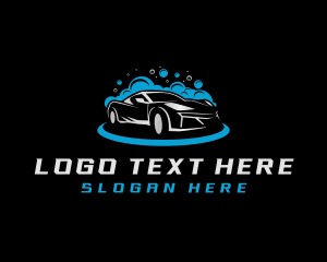 Car Wash Cleaning Car logo design