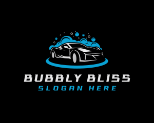 Car Wash Cleaning Car logo design