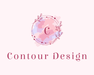 Feminine Art Designer Watercolor logo design