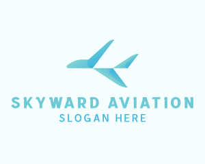 Airplane Flight Aviation logo design