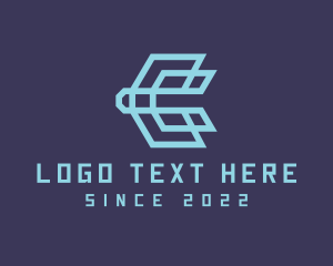 Blue - Finance Tech Letter C logo design
