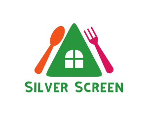 Kindergarten - Colorful House Restaurant logo design