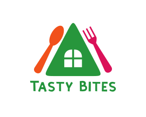 Fast Food - Colorful House Restaurant logo design