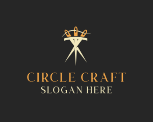 Needle Thread Sewing logo design