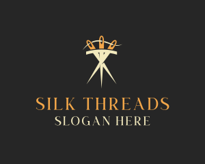 Needle Thread Sewing logo design