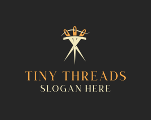 Needle Thread Sewing logo design