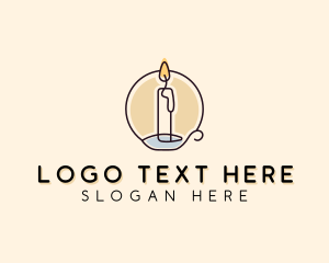 Decor - Candle Light Decor logo design