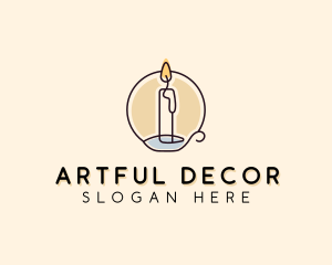 Candle Light Decor logo design