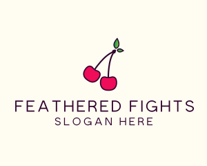 Red Cherry Cherries logo design